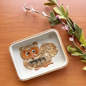 Vintage Takahashi Made in Japan Owl Dish
